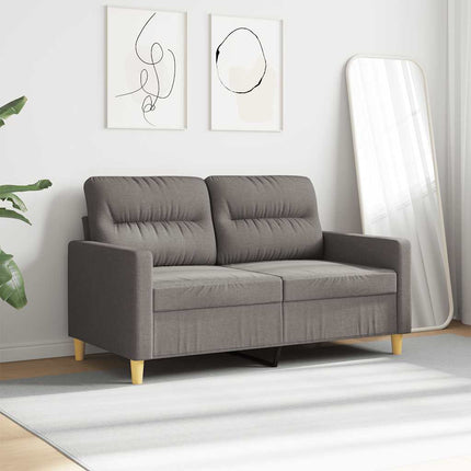 2-personers sofa 120 cm stof gråbrun