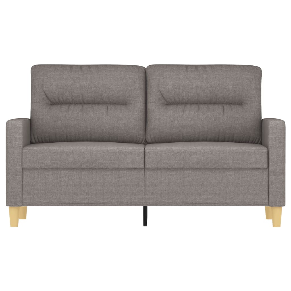 2-personers sofa 120 cm stof gråbrun