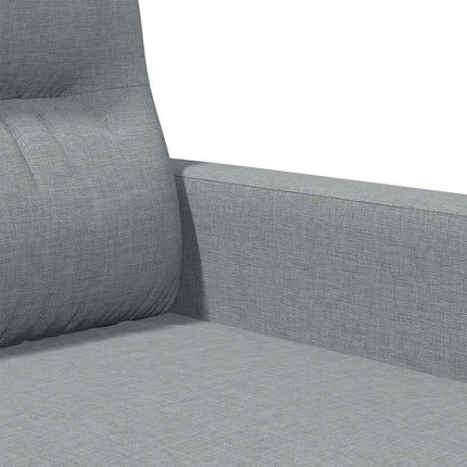 2-personers sofa 140 cm stof lysegrå