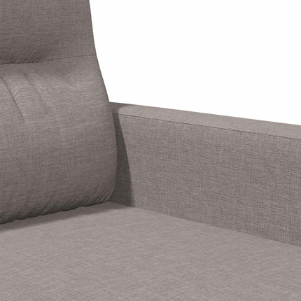 3-personers sofa 180 cm stof gråbrun