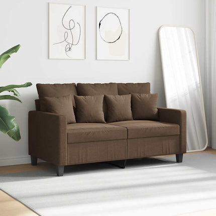 2-personers sofa 120 cm stof brun