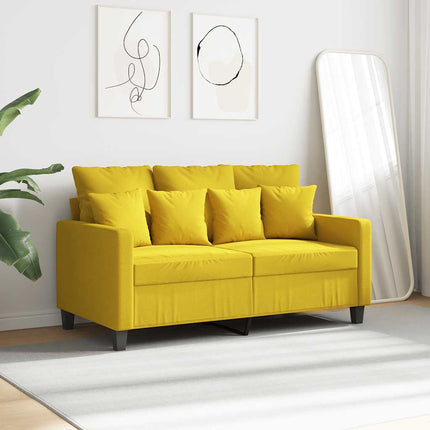 2-personers sofa 120 cm stof lysegul