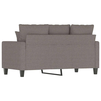 2-personers sofa 120 cm stof gråbrun