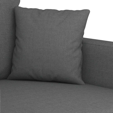 2-personers sofa 140 cm stof mørkegrå