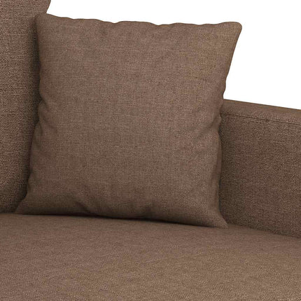 2-personers sofa 140 cm stof brun