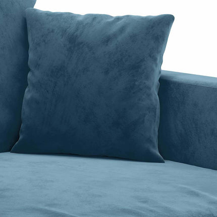 lænestol 60 cm velour Blå