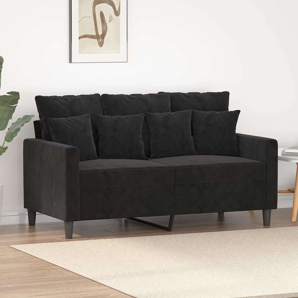 2-personers sofa 120 cm fljl sort