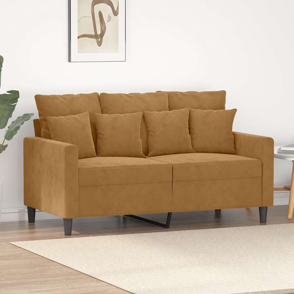 2-personers sofa 120 cm fljl brun