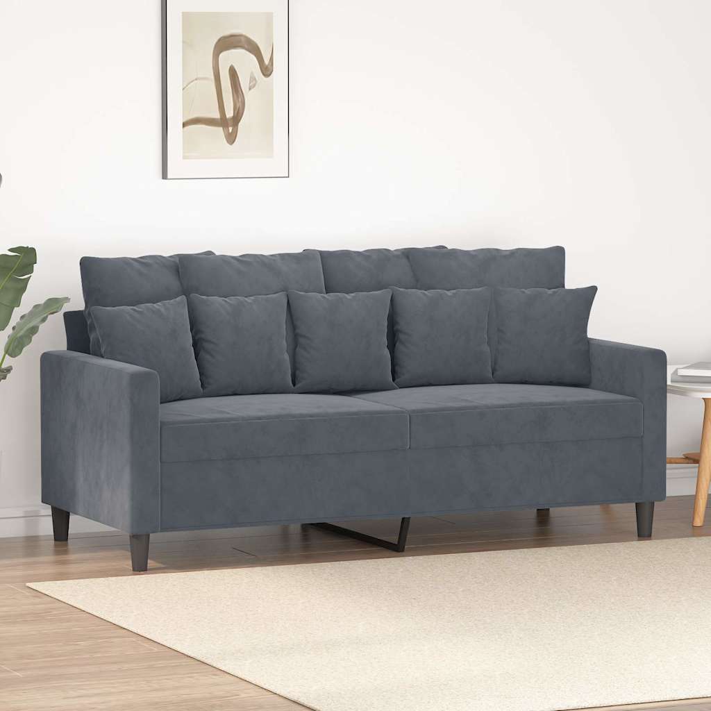 2-personers sofa 140 cm fljl mrkegr