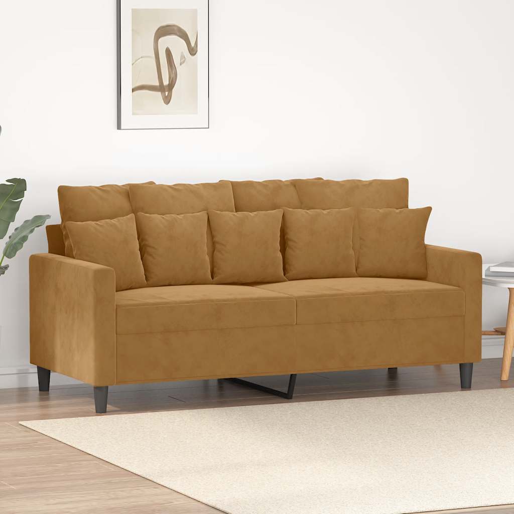 2-personers sofa 140 cm fljl brun