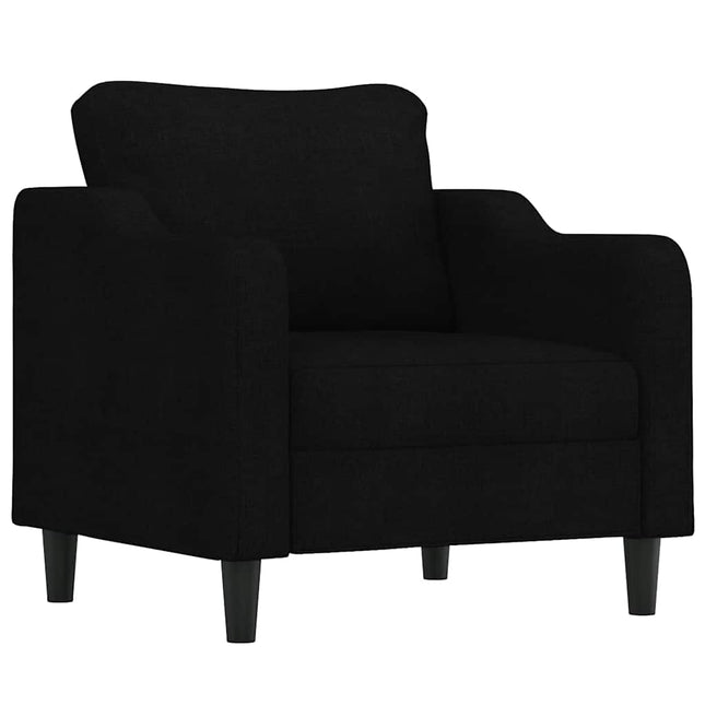 lænestol 60 cm stof sort