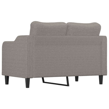 2-personers sofa 120 cm stof gråbrun
