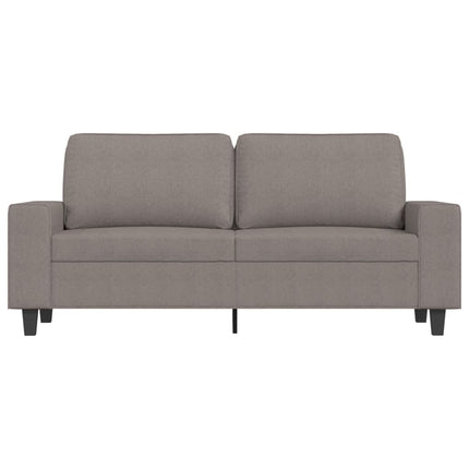 2-personers sofa 140 cm stof gråbrun