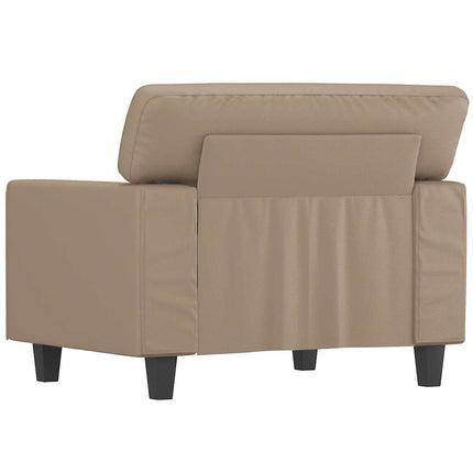 lænestol 60 cm kunstlæder Cappuccino