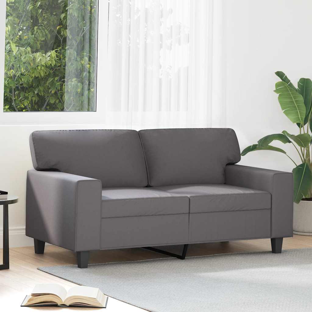 2-personers sofa 120 cm kunstlder gr