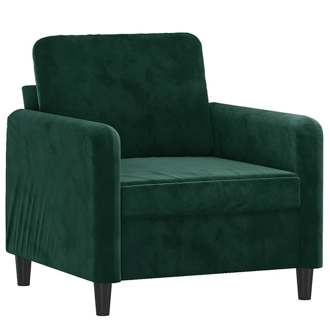 lænestol 60 cm velour lysegrøn