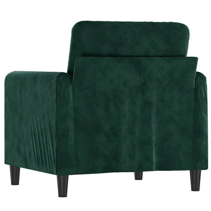 lænestol 60 cm velour lysegrøn