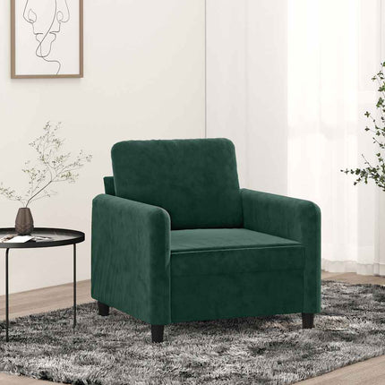 lænestol 60 cm velour lysegrøn