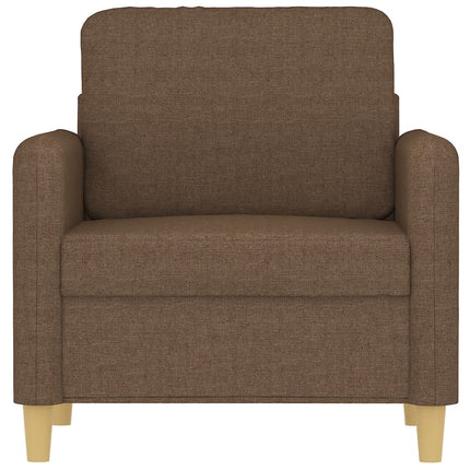 lænestol 60 cm stof brun