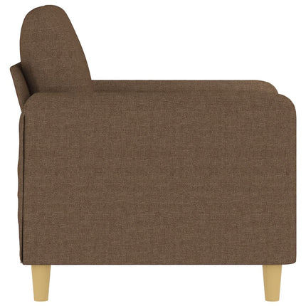 lænestol 60 cm stof brun