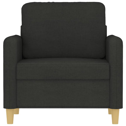 lænestol 60 cm stof sort