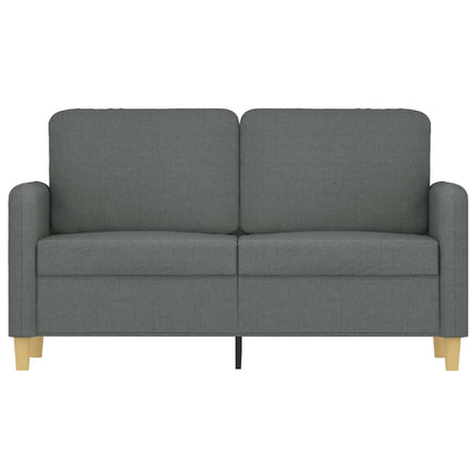 2-personers sofa 120 cm stof mørkegrå