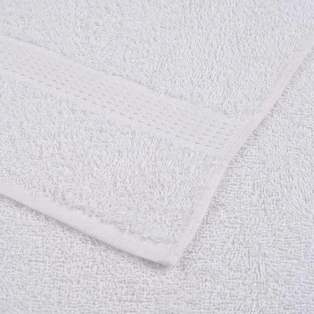 vaskehåndklæder FROGN 4 stk. hvid 30x30 cm 360 gsm