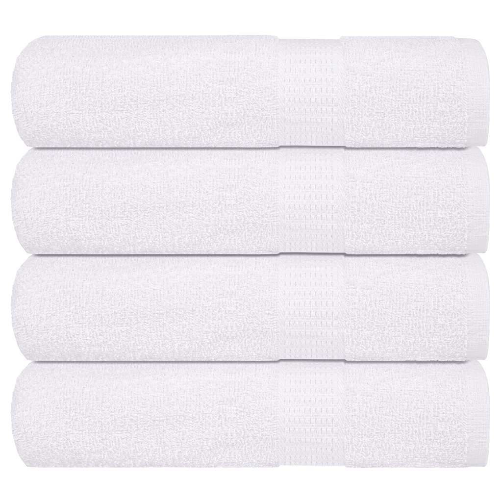 badehåndklæder FROGN 4 stk. hvid 100x150 cm 360 gsm billede