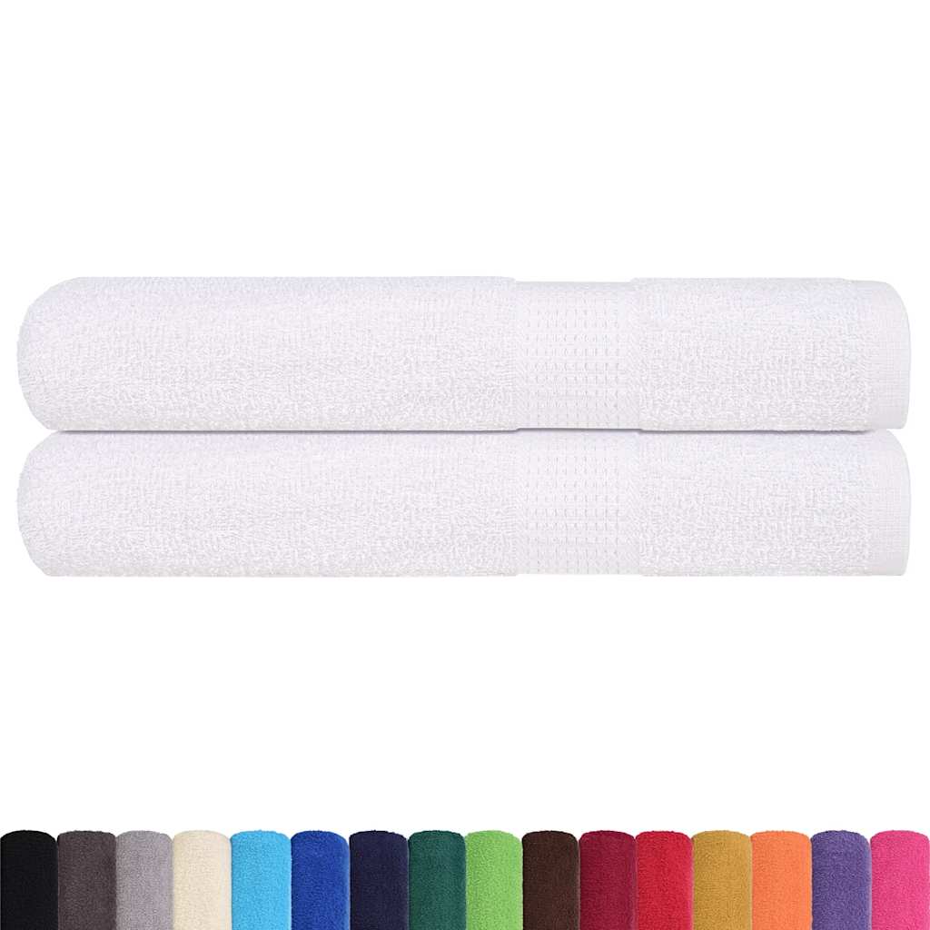 saunahåndklæder FROGN 2 stk. hvid 80x200 cm 360 gsm
