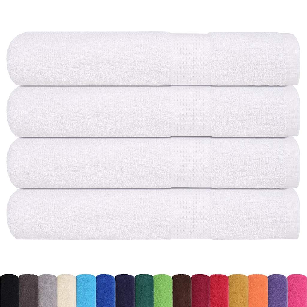 saunahåndklæder FROGN 4 stk. hvid 80x200 cm 360 gsm