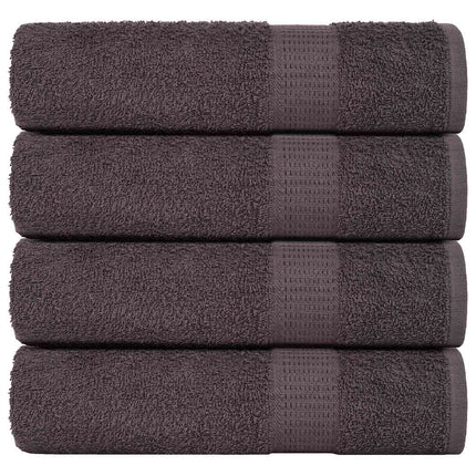 brusehåndklæder FROGN 4 stk. antracit 70x140 cm 360 g/m²