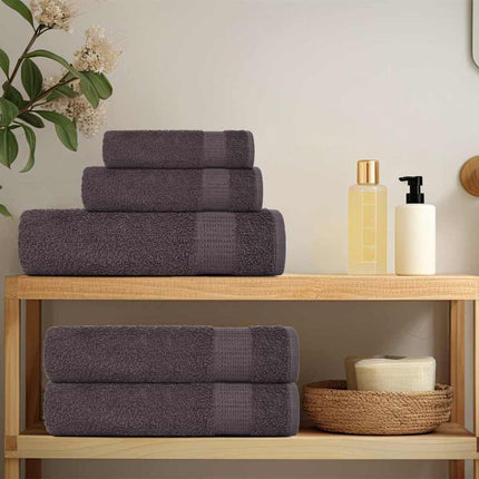 brusehåndklæder FROGN 4 stk. antracit 70x140 cm 360 g/m²