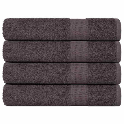 saunahåndklæder FROGN 4 stk. antracit 80x200 cm 360 g/m²