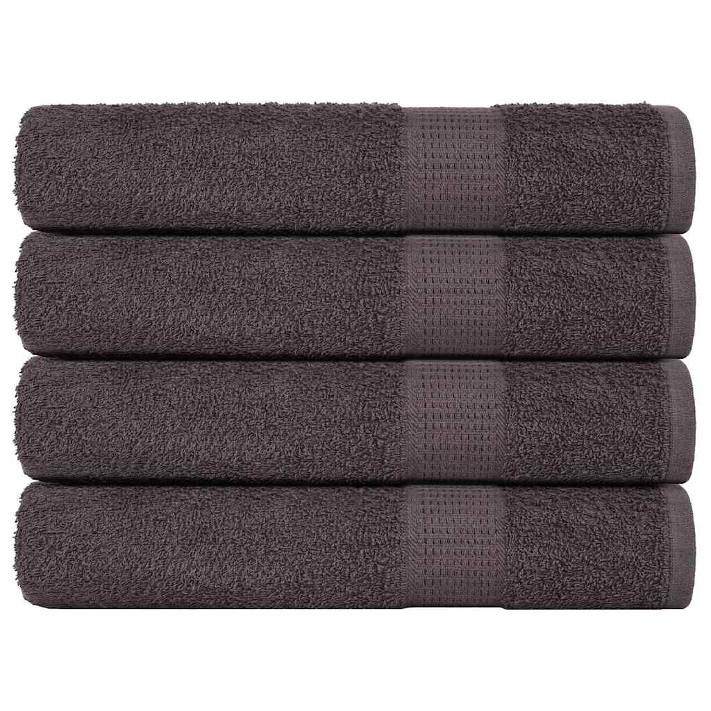 saunahåndklæder FROGN 4 stk. antracit 80x200 cm 360 g/m²