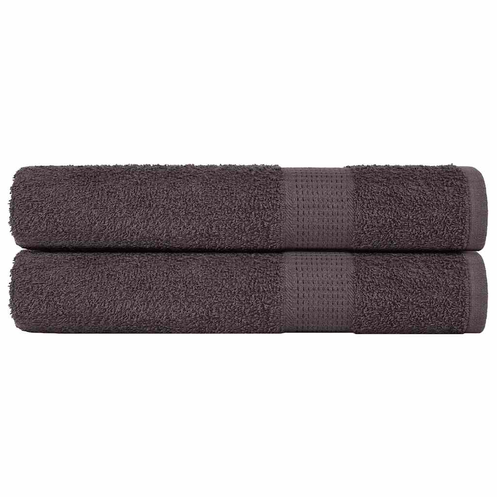 håndklæder FROGN 2 stk. antracit 100x200 cm 360 g/m²