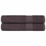 håndklæder FROGN 2 stk. antracit 100x200 cm 360 g/m²