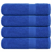 brusehåndklæder FROGN 4 stk. blå 70x140 cm 360 gsm