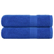badehåndklæder FROGN 2 stk. blå 100x150 cm 360 gsm