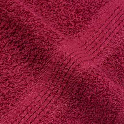 håndklæder FROGN 4 stk. bordeaux 50x100 cm 360 gsm