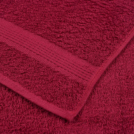badehåndklæder FROGN 10 stk bordeaux 70x140 cm 360 gsm