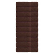 badehåndklæder FROGN 10 stk. brun 100x150 cm 360 gsm