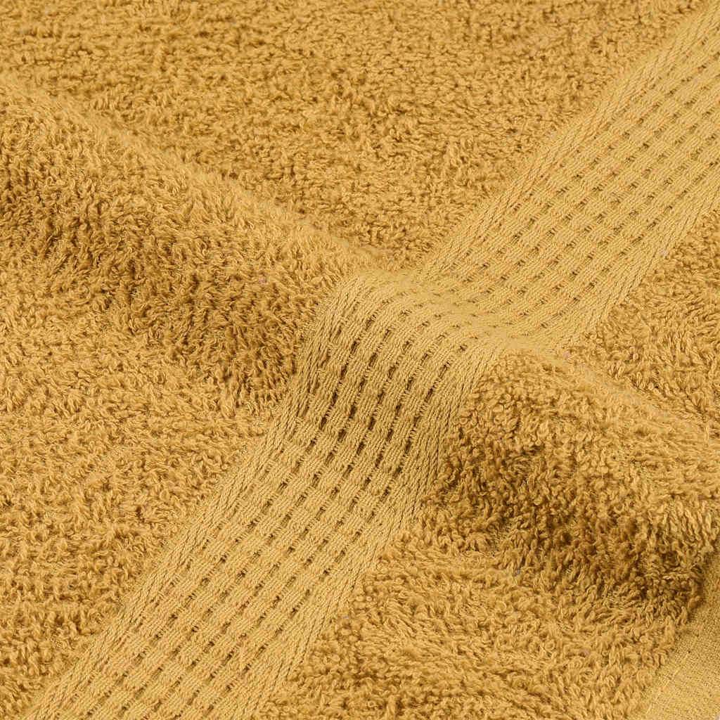 håndklæder FROGN 4 stk. guld 50x100 cm 360 gsm