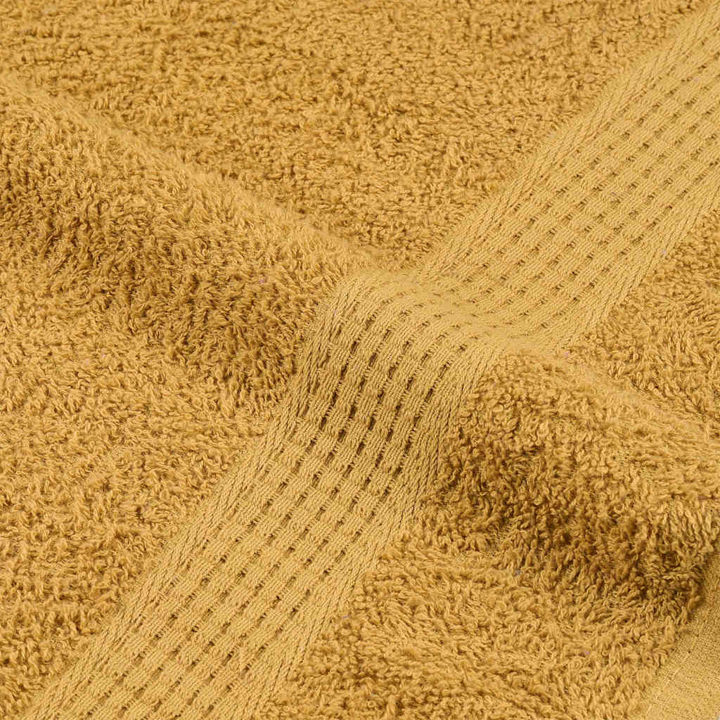 brusehåndklæder FROGN 4 stk. guld 70x140 cm 360 gsm