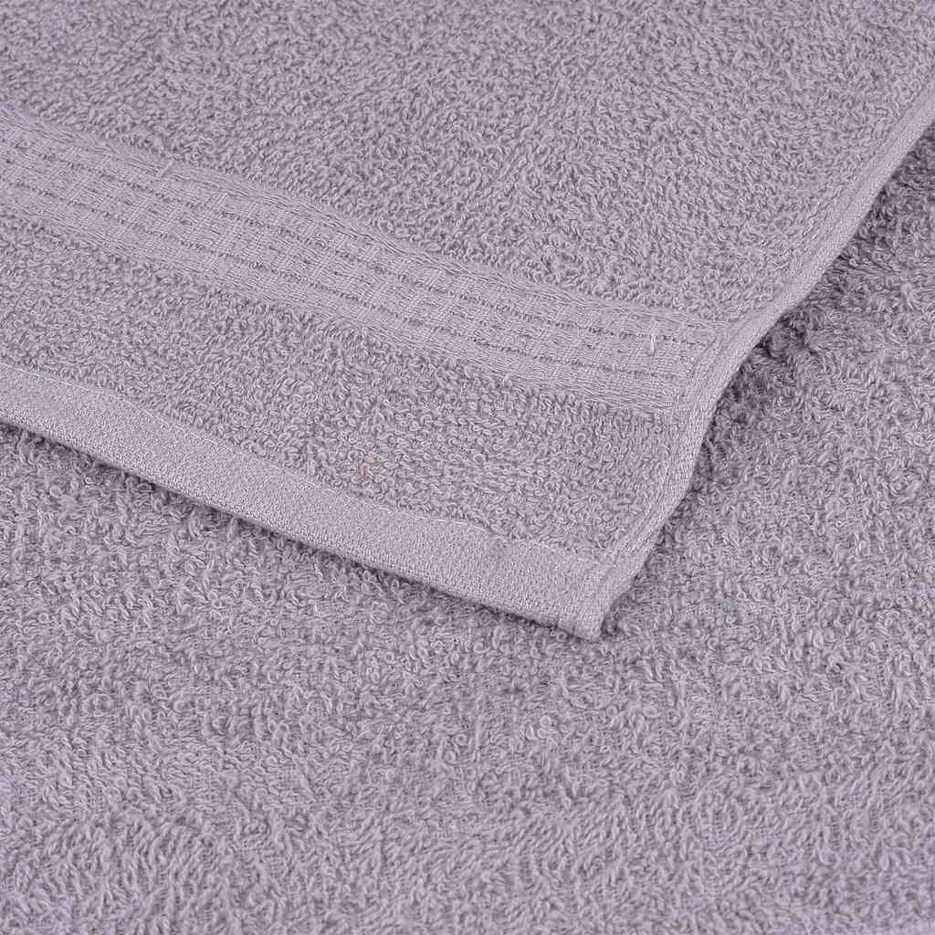 håndklæder FROGN 4 stk. grå 50x100 cm 360 gsm