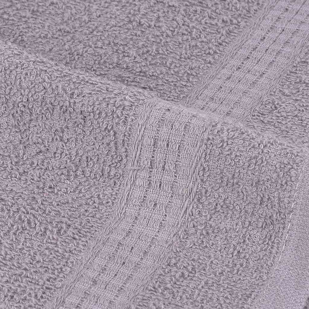 brusehåndklæder FROGN 10 stk. grå 70x140 cm 360 gsm