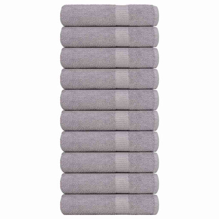 badehåndklæder FROGN 10 stk. grå 100x150 cm 360 gsm