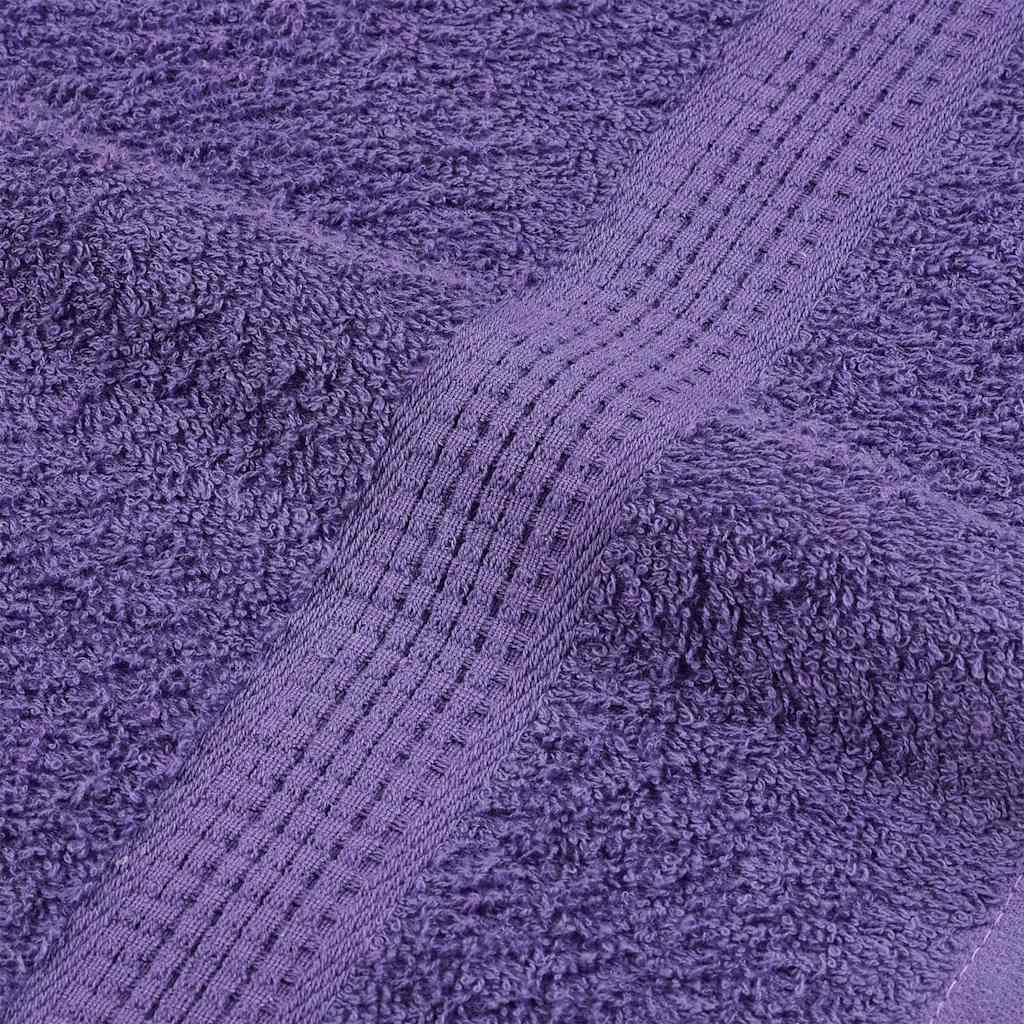 håndklæder FROGN 10 stk. lilla 50x100 cm 360 gsm