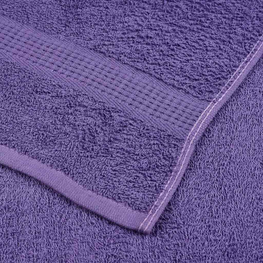 saunahåndklæder FROGN 10 stk. lilla 80x200 cm 360 gsm