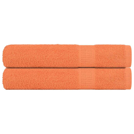 saunahåndklæder FROGN 2 stk. orange 80x200 cm 360 gsm
