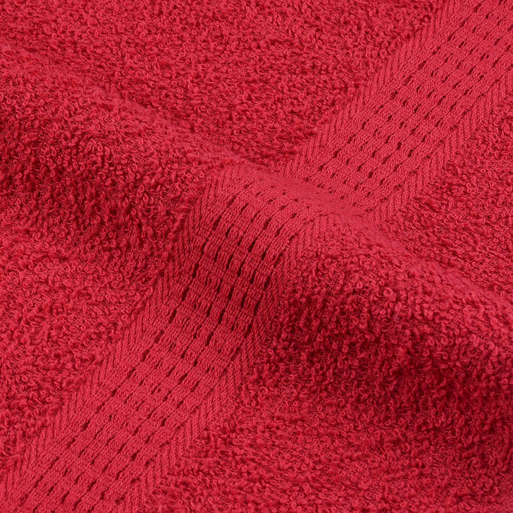 vaskehåndklæder FROGN 10 stk. rød 30x30 cm 360 gsm